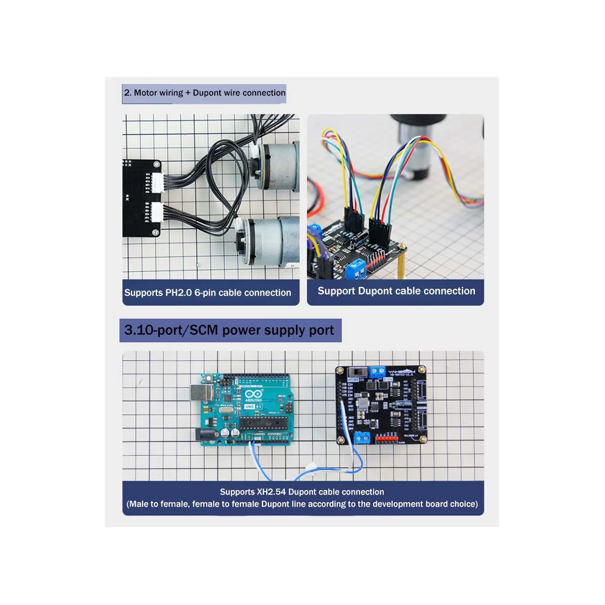 듀얼 채널 DC 모터 드라이브 모듈, 2 채널 로봇 자동차 전자 설계 경연 대회 전용 모듈, T8236