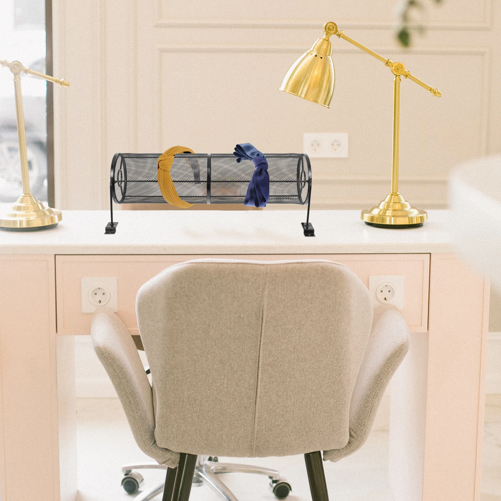 

1pc Multicolor Headband Storage Durable Plastic Tabletop Organizer for Hair Accessories Smooth Surface Home Travel Use Headband