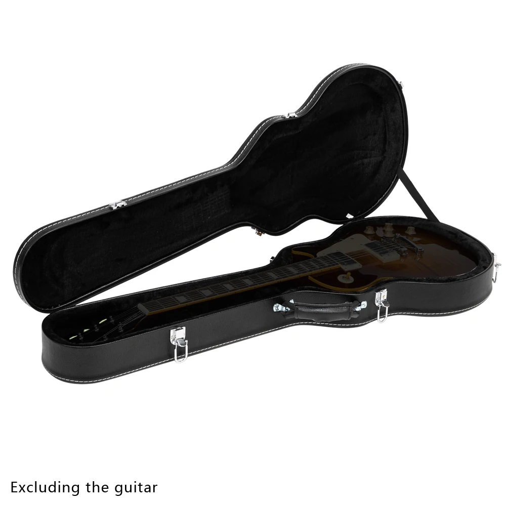 

High Grade Electric Guitar Hard Case for GLP Style Electric Guitar Microgroove Bulge Surface Black