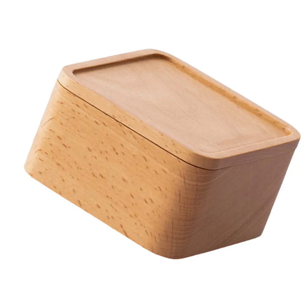 

1pc Jewelry Mini Storage Case For Rings Watches Wooden Packing Box Bracelet Gift Packing Box Present Case Khaki