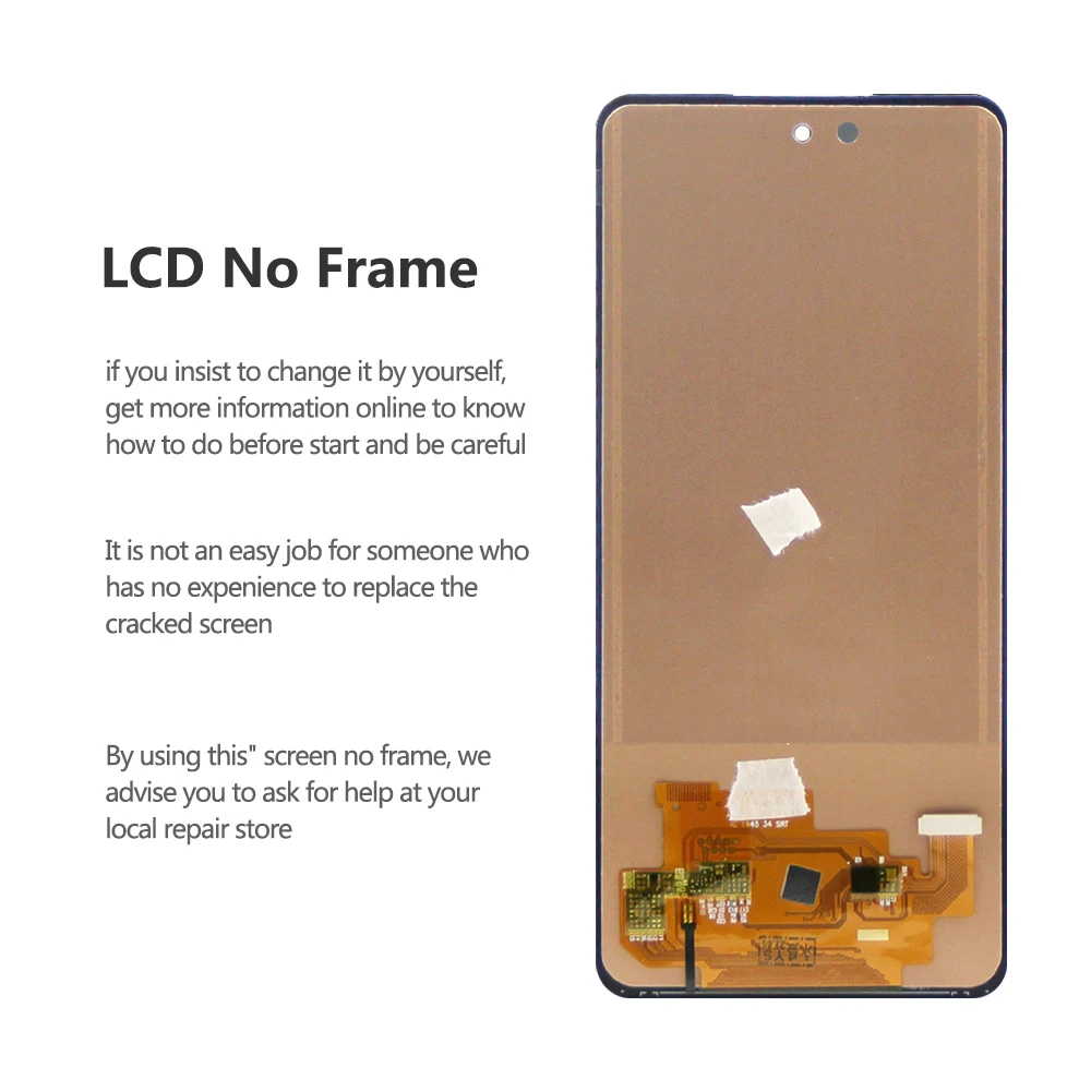 AAA+ quality TFT LCD For pantalla Samsung Galaxy A52 4G A525F/DS LCD Display Touch For Galaxy A52 SCreen Replacement with Frame