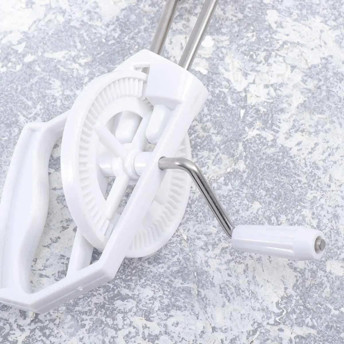 

Stainless Steel Spiral Whisk Multifunction Hand Mixer Kitchen Tool Orange Ergonomic Non-Slip For Coffee Sauce Batter Marinade