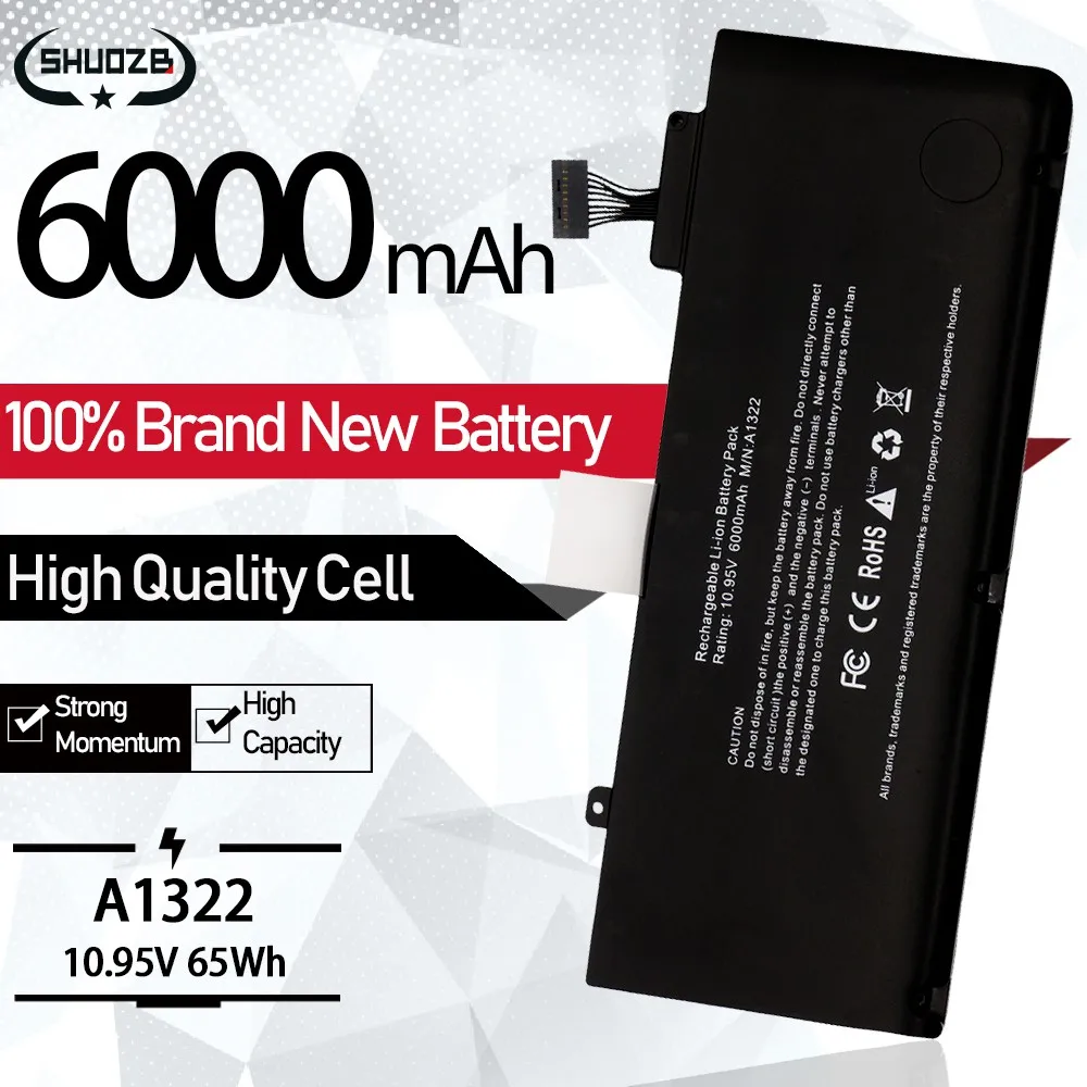 A1322 Battery For Apple Macbook Pro 13