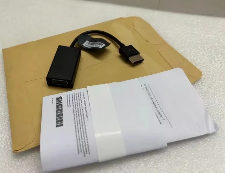 لمحول كابل HP HDMI إلى VGA H4F02AA للكمبيوتر المحمول مع شاشة تلفزيون جهاز عرض