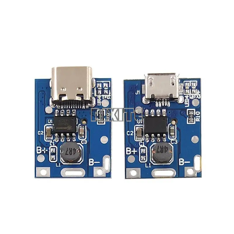 5PCS 5V Boost Step Up Power Module Lithium LiPo Battery Charging Protection Board LED Display USB For DIY Charger 134N3P Program