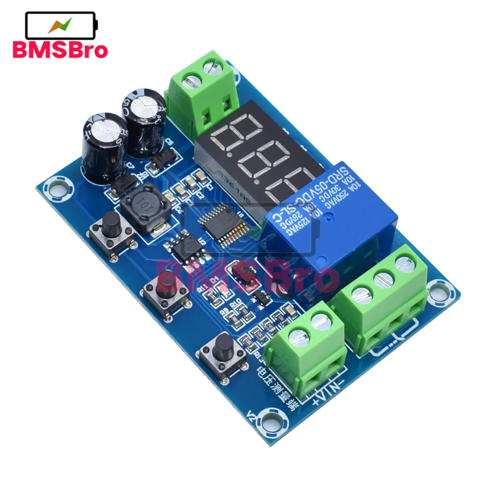 XH-M608 Battery Charge Discharge Module DC 6-40V Integrated Voltmeter Undervoltage Overvoltage Protection Timing Discharge Board