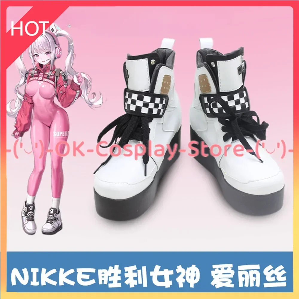 

NIKKE nikke Alice Cosplay Shoes Boots Game Anime Halloween Christmas Custom Made