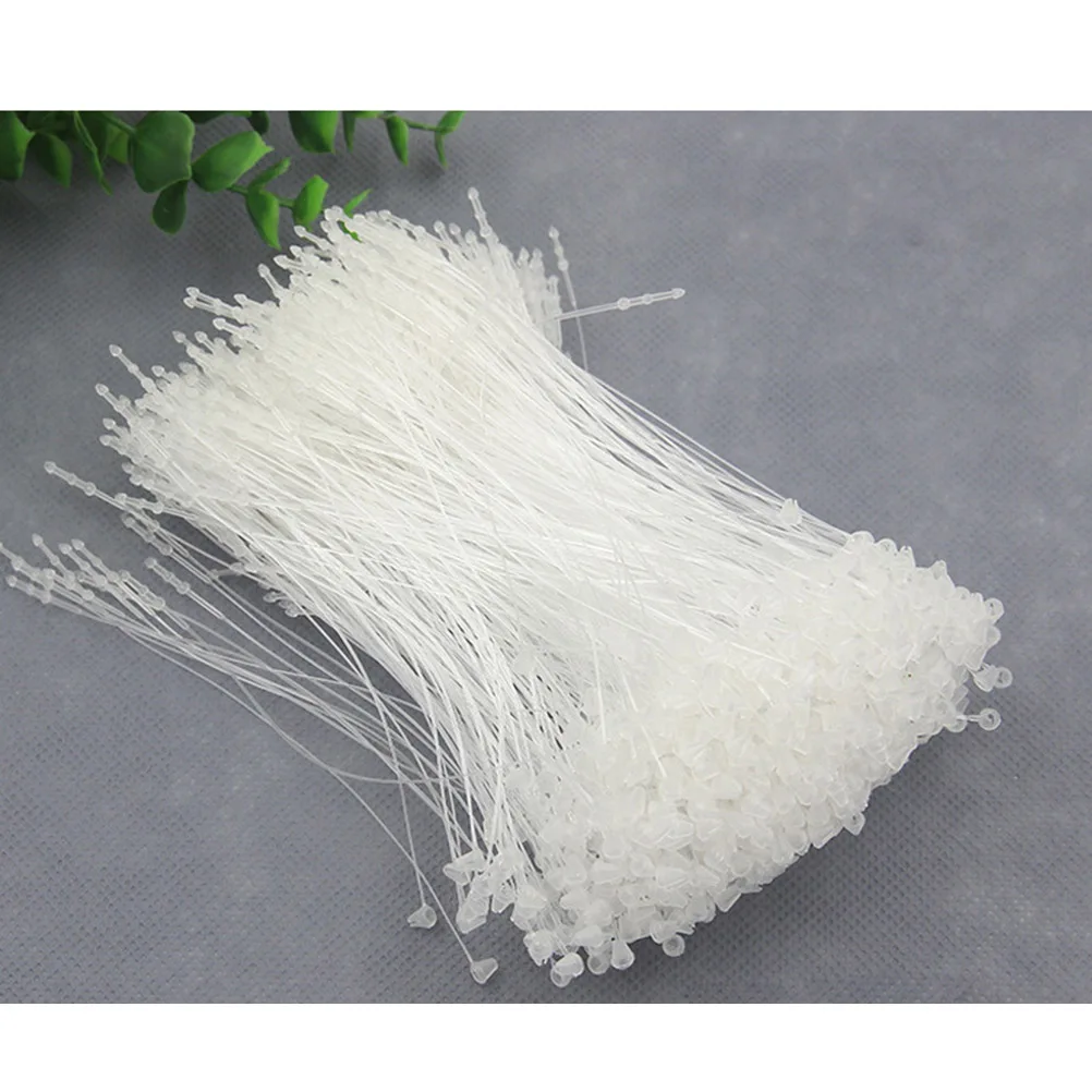 

5000pcs Plastic Cable Ties Tag Fasteners for Clothing Wire Wrap White Thin Durability Holiday naments