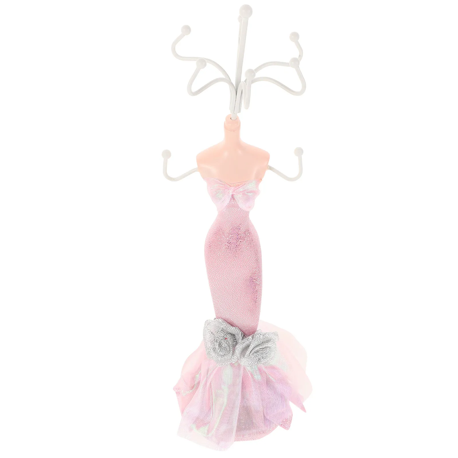 

European Princess Mannequin Jewelry Display Stand Vintage Necklace Holder Elegant Jewelry Organizer for Earrings Necklaces Rings