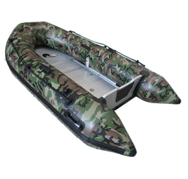 2.7m kayak PVC inflatable rubber kayak aluminum alloy floor assault boat fishing boat