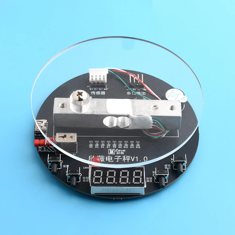 ZE  JIE  MCU Electronic Scale DIY Kit, Soldering Practice & Training Assembly Circuit Board