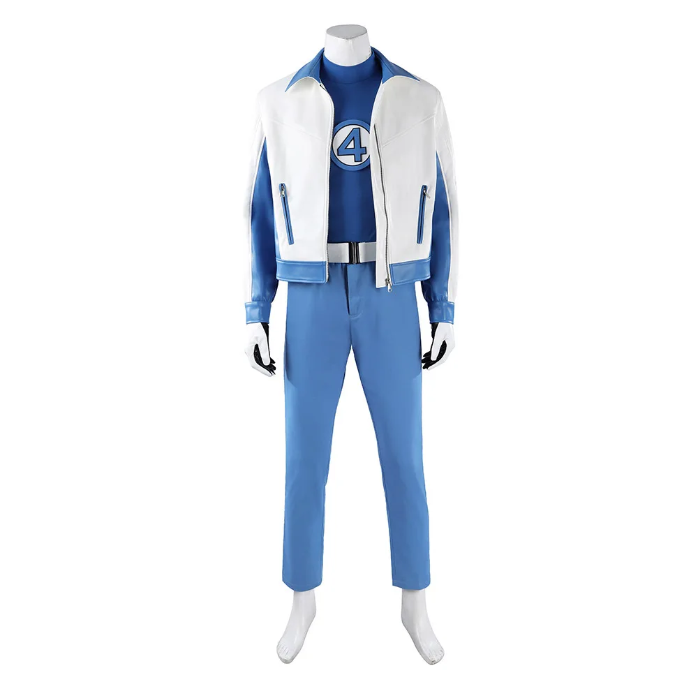 Mister Fantastic‌ Uniform Cosplay Costumes Movie Character Halloween Party Costume Performance Clothes for Adults