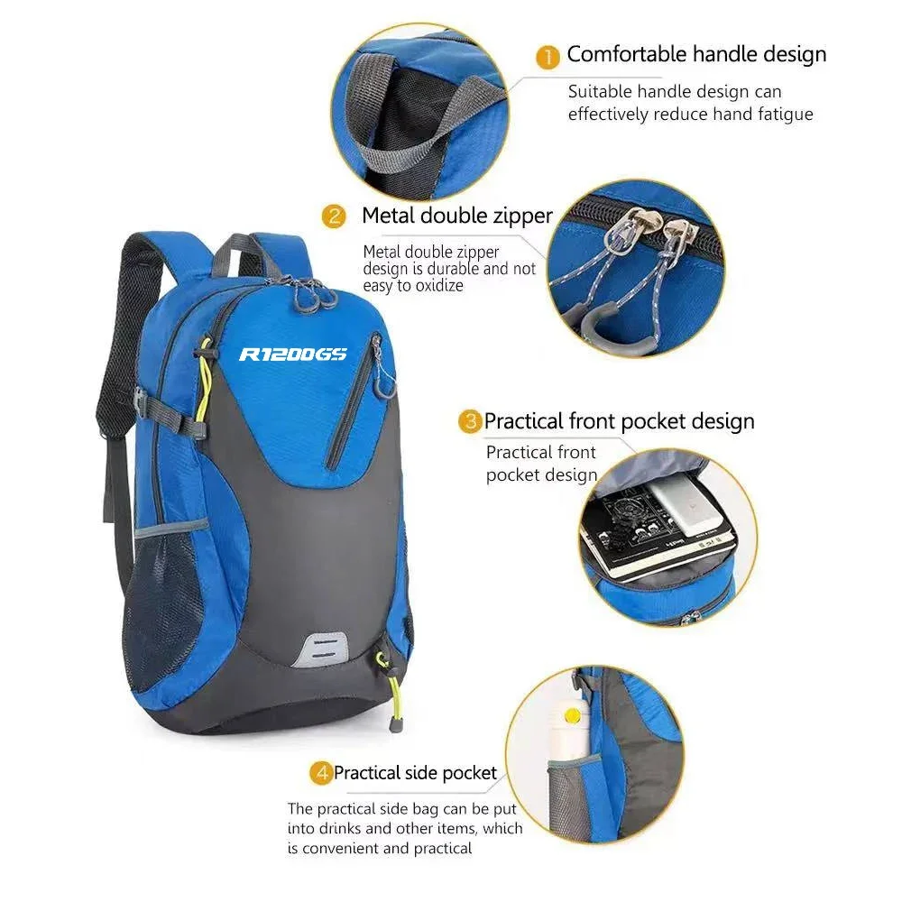 For BMW R1200GS R 1200 GS Accessories Men's and Women's Large Capacity Travel Backpack Outdoor Sports Mountaineering Bag