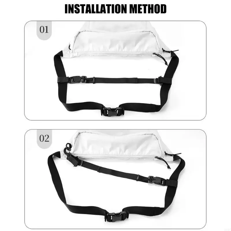  Backpack Three Point Assisting Strap Bag Stabilizer Strap Shoulder Support Strap