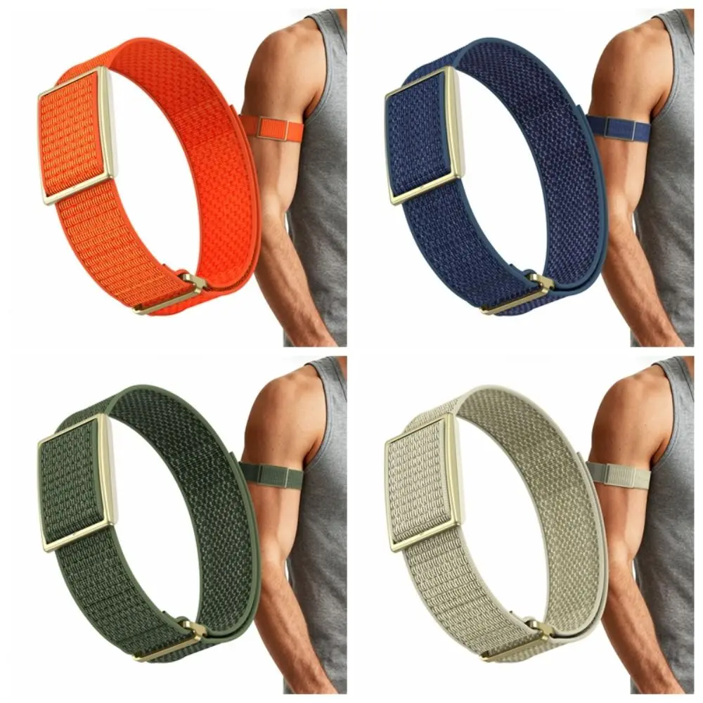 New Nylon Sport Band 22mm Loop Design Fitness Tracker Strap Breathable Adjustable Bicep Band for Polar Loop for Men Women