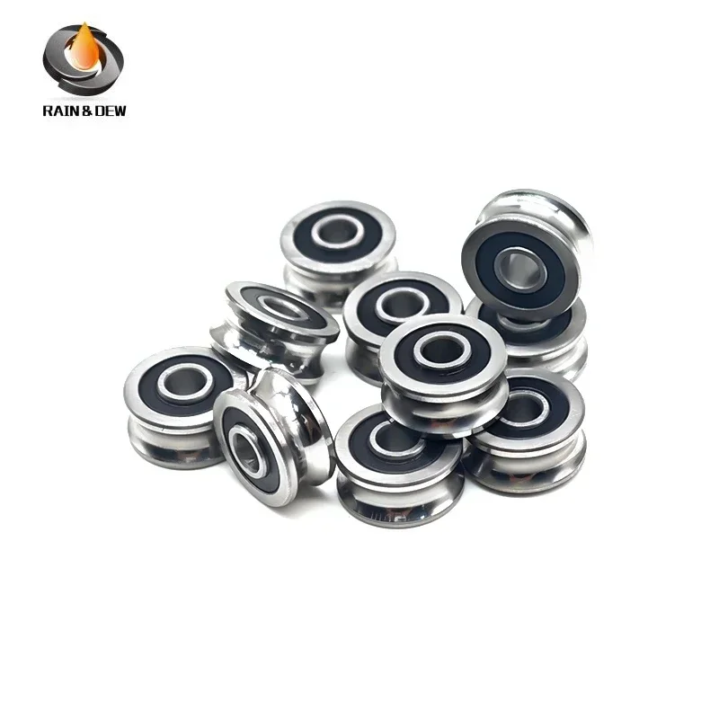 2pcs/lot Groove Ball Bearings SG10 SG15 SG20 SG35 SG66 U Goove Bearings For CO2 Laser Engraving Cutting Machine