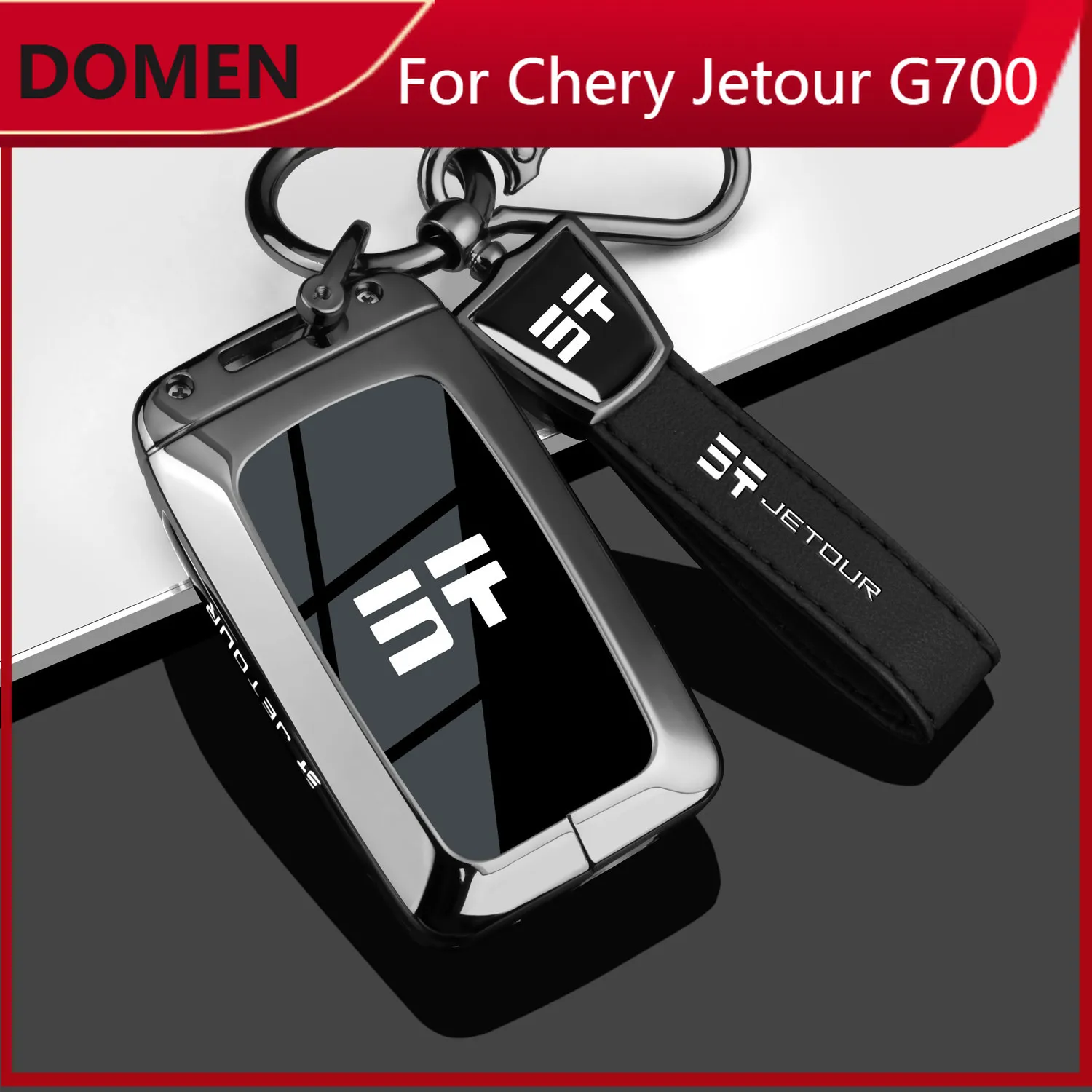 

For 2025 Chery Jetour G700 Tanye/Zongye/Xiangjing Version Special Key Case Full Coverage Shell With Keychain