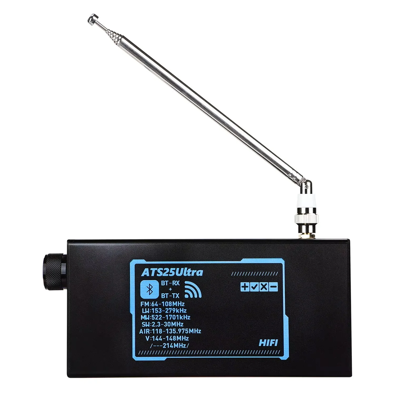 ATS25 ULTRA FM SW SSB MW LW AIR SDR Receiver Aviation Band Receiver Supports Bluetooth WiFi w/ 4-inch Touch Screen - view 4