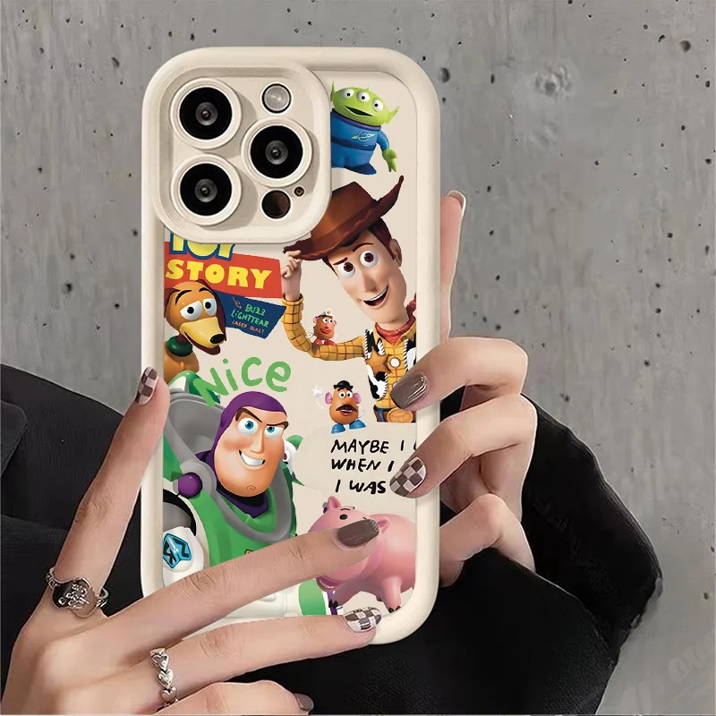 Anime Disney Toy Story Case for Xiaomi Redmi Note 13 12 11 Pro Plus 12S 11S 10S 10 9 9S 8 12C 13C TPU Printing Protective Cover