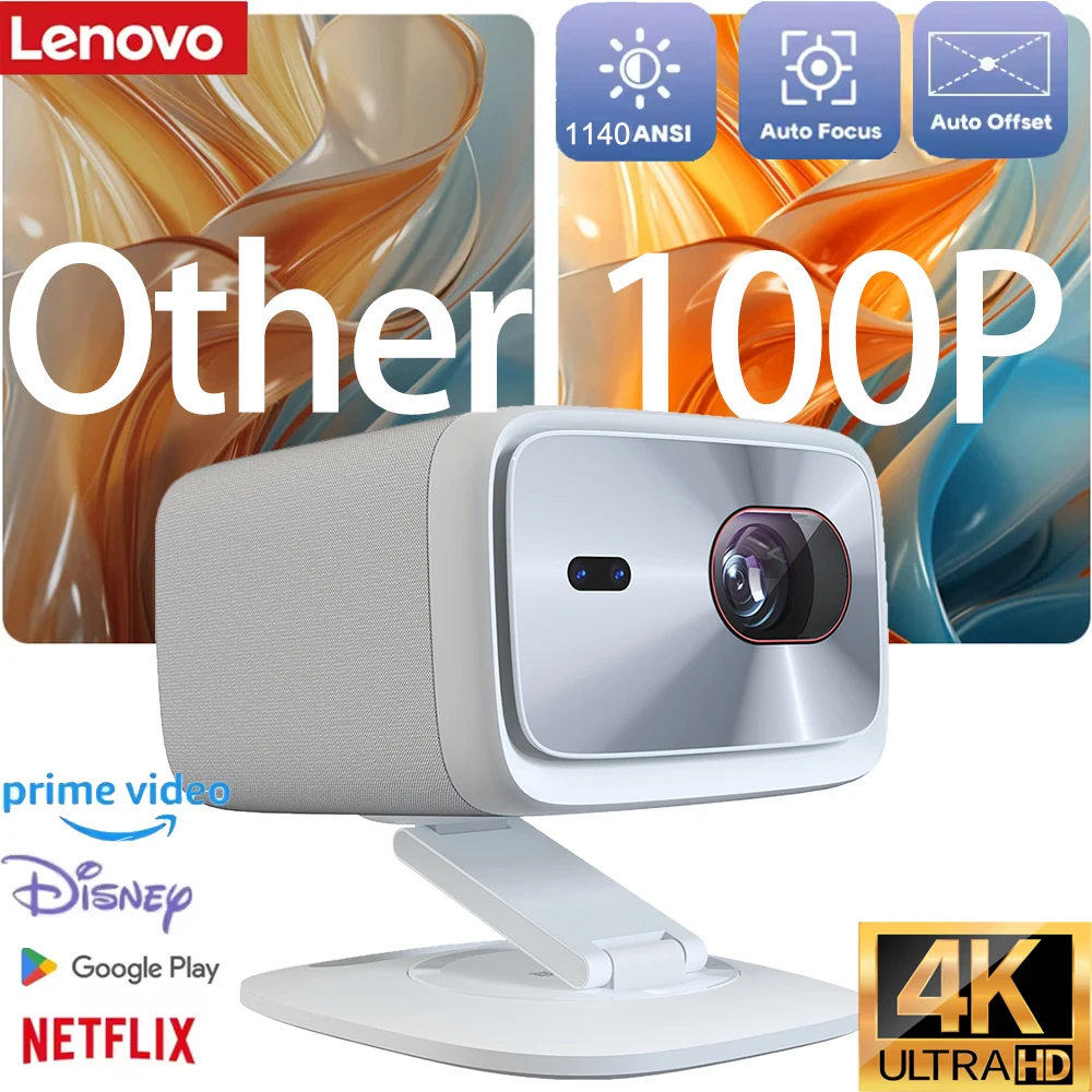 

Оригинальный проектор Lenovo Xiaoxin 100P, 35000 люмен, фокус, WIFI6, Ultra HD, умный домашний кинотеатр, 360 PTZ, 4K, портативный проектор