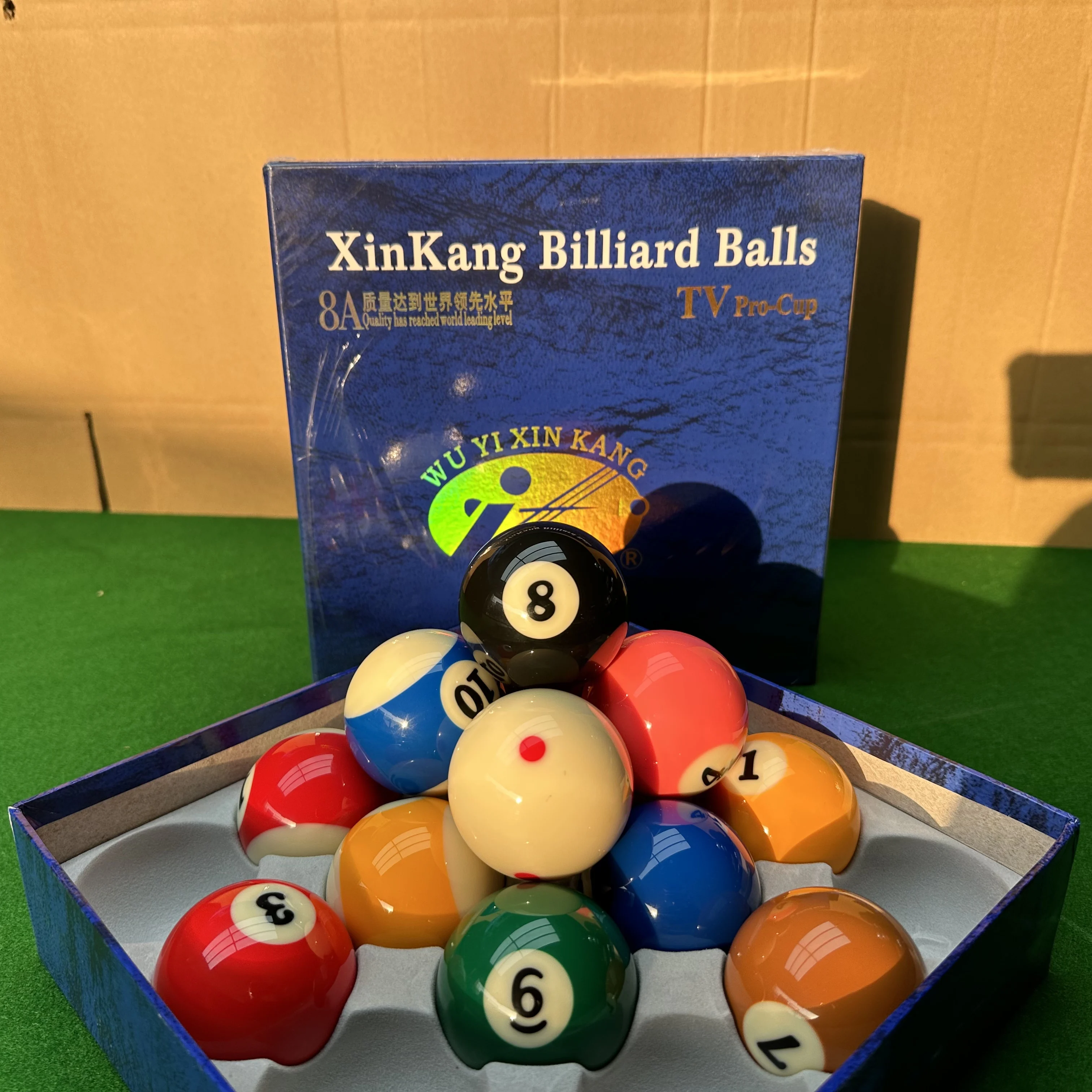 Professional billiards, Chinese 8-ball, suitable for various cues, 5.7cm.