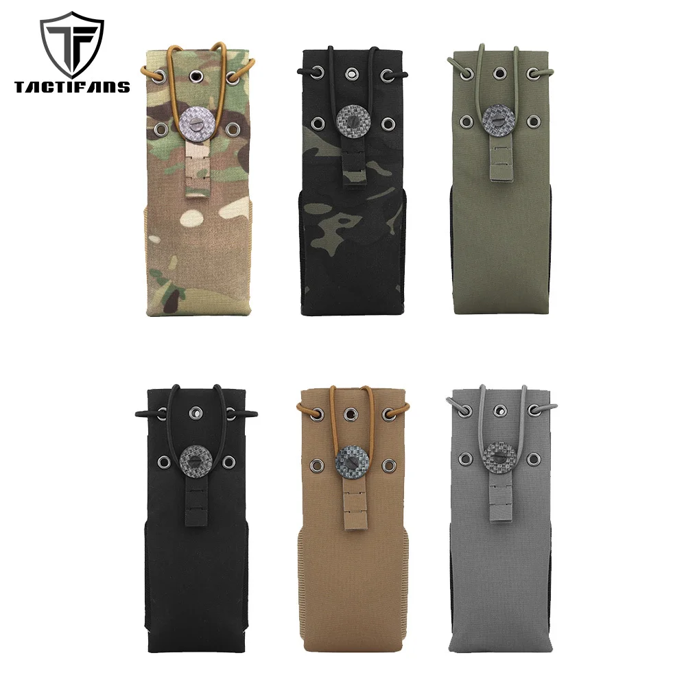 Tactical Radio Pocket Cushion Padded Universal Comm Radio Pouch Shock Cord Retention Plate Carrier Vest PRC148 PRC163