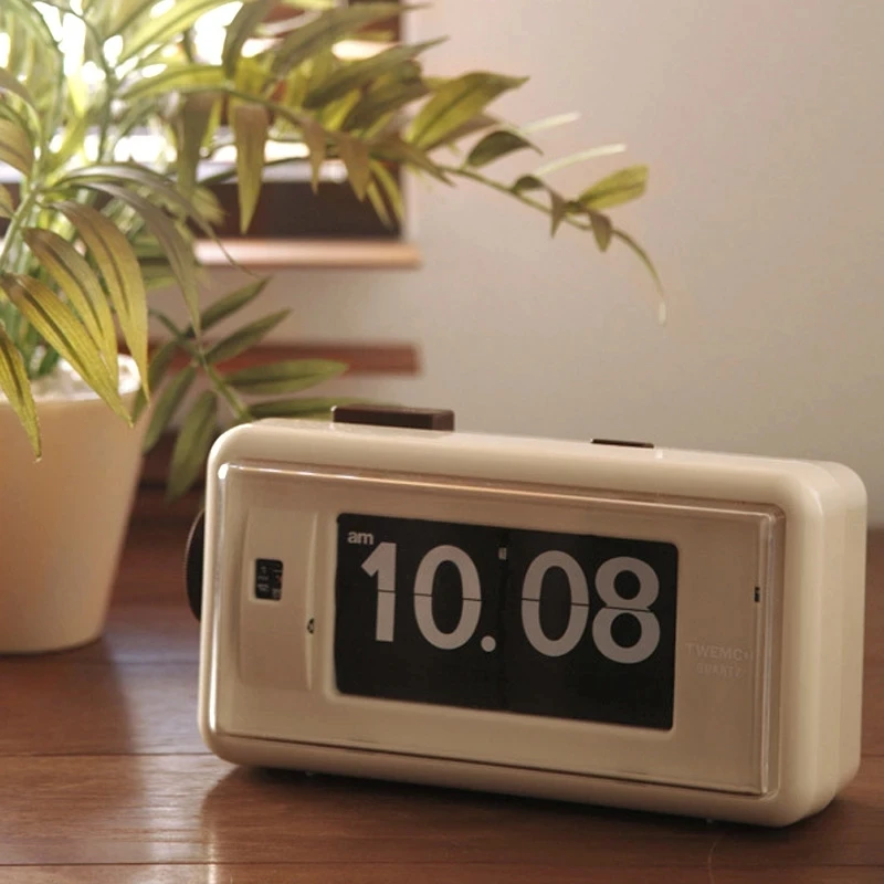 TWEMCO page turning clock AL30 pendulum alarm clock living room
