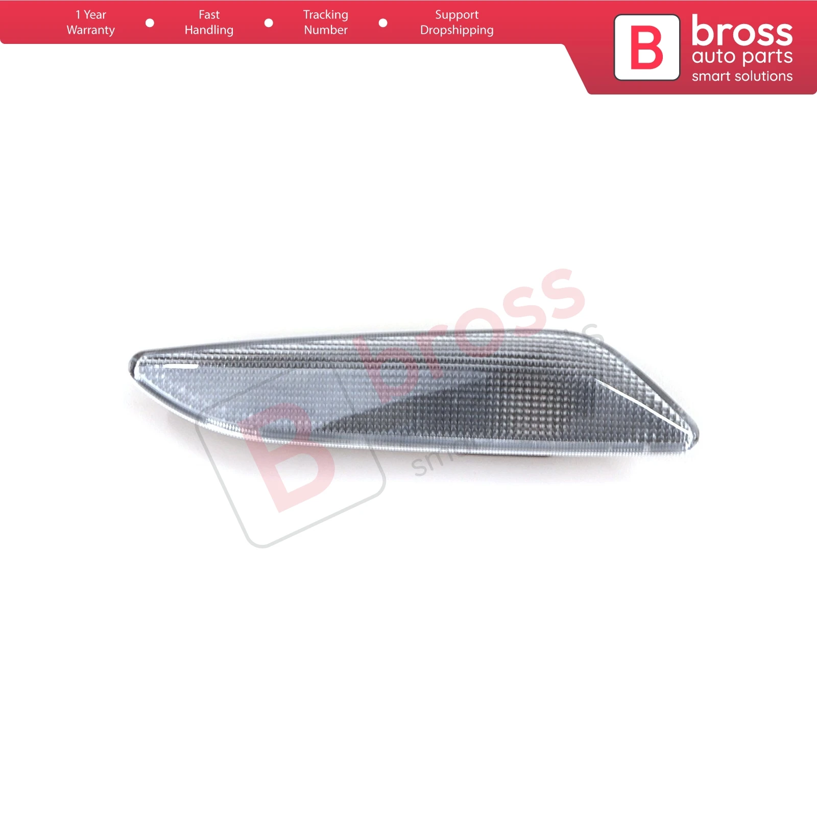 BSP1130-1 LEFT  Side Indicator Repeater Lamp Signal White for Fiat Egea Tipo 356 Alfa 147 156 Lancia Delta Ypsilon 3 60686517