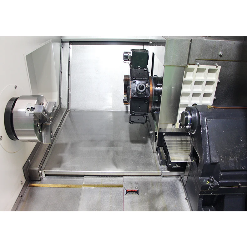 DONGS-TCK5052 High Precision CNC Slant Bed Lathe Machine 4 Axis Live Tooling Turning Center Competitive Price