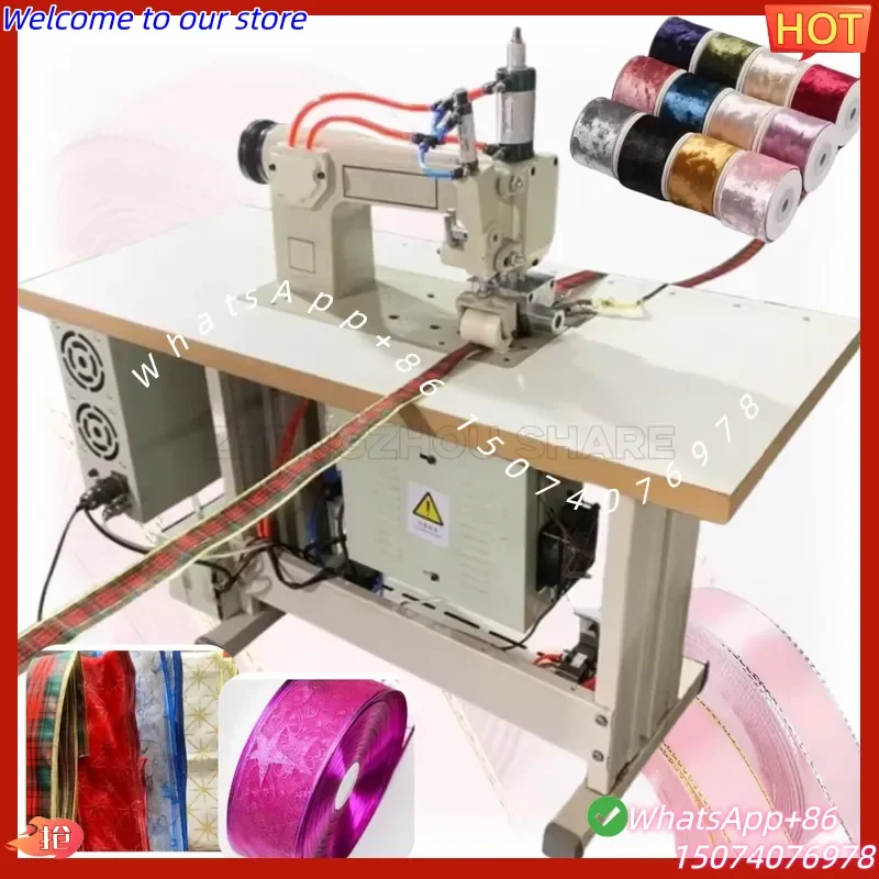 2026 Wrapped Ribbons Candy Packing Machine Ribbon Wire Edge Machine Winding Lace Ultrasonic Lace Sewing Embossing Machine for