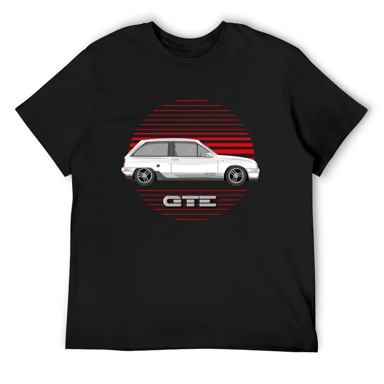 Vauxhall Nova GTE - Sticker - Photograph - Art work Display on Wall, Office, Garage T-Shirt