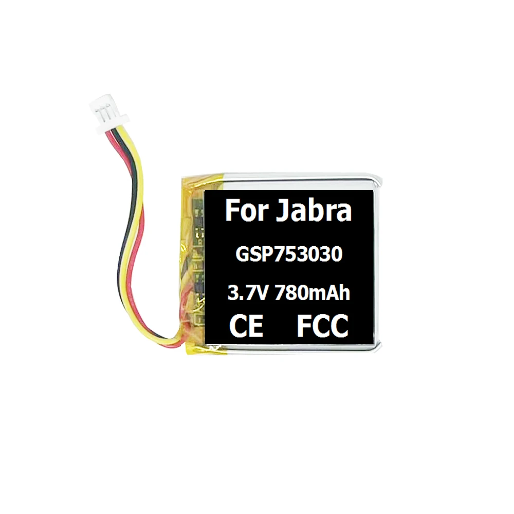 780mAh GSP753030 Battery For JBL TUNE 750BTNC 760BTNC Gaming Headset Headphone view 2