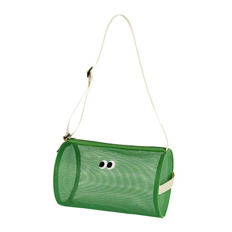 Sac de natation cylindrique pour femme, simple, grande capacité, respirant, initié, trousse de maquillage portable