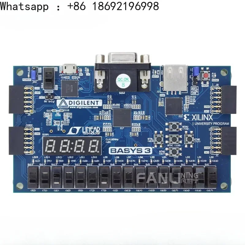 2026 New FPGA Development Board Basys3 Artix-7 Xilinx FPGA Educational DIY Kit