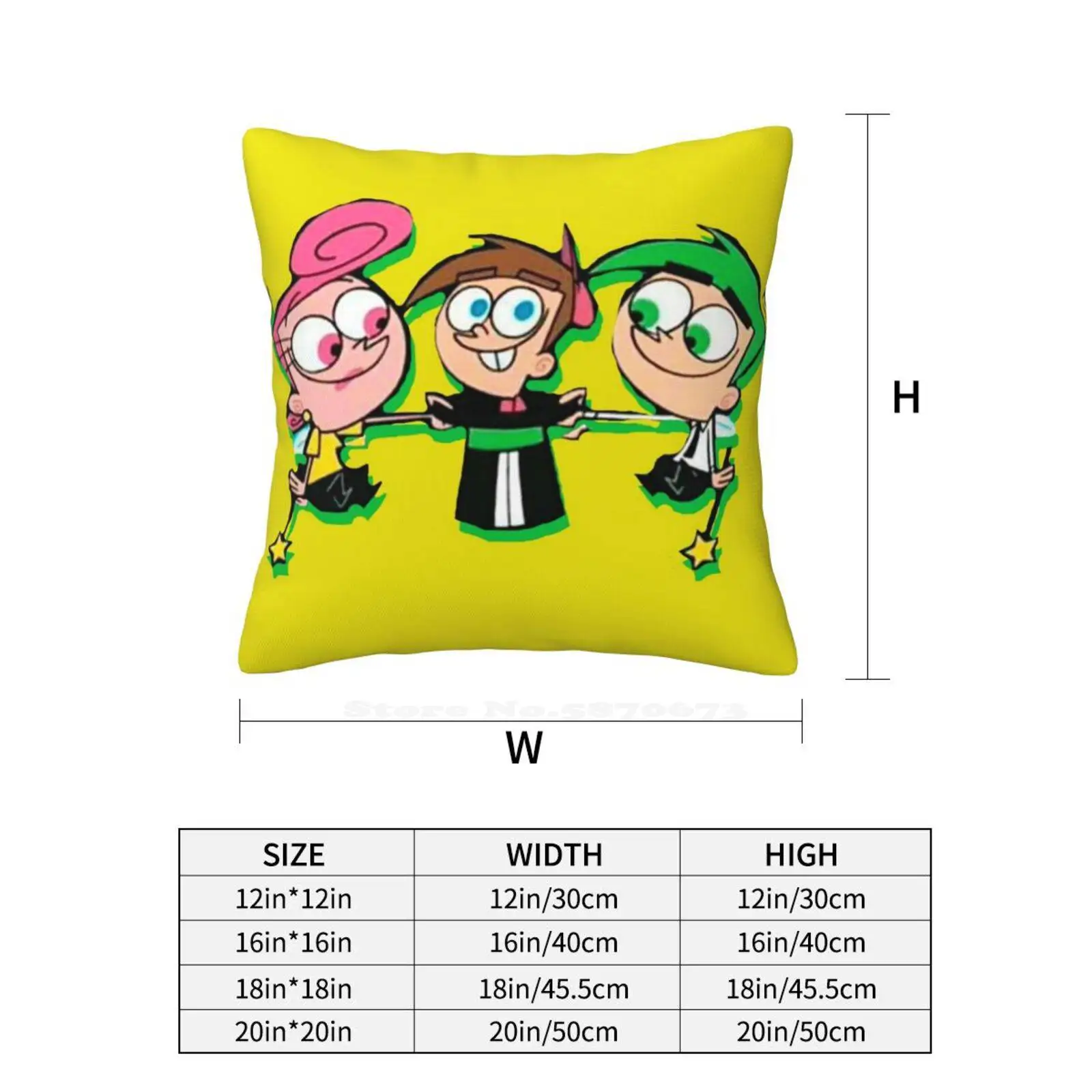 Timmy And The fates Fashion Sofa Throw Pillow Cover federa fate Cosmo Wanda Magic godgenitori genitori abbastanza dispari