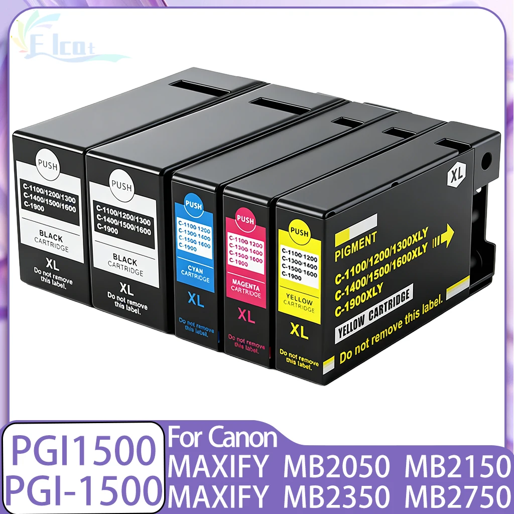 

PGI-1500XL PGI-1500 PGI1500 PGI1500XL Ink Cartridge Compatible for Canon MAXIFY MB2050 MB2150 MB2350 MB2750 Printer Cartridge