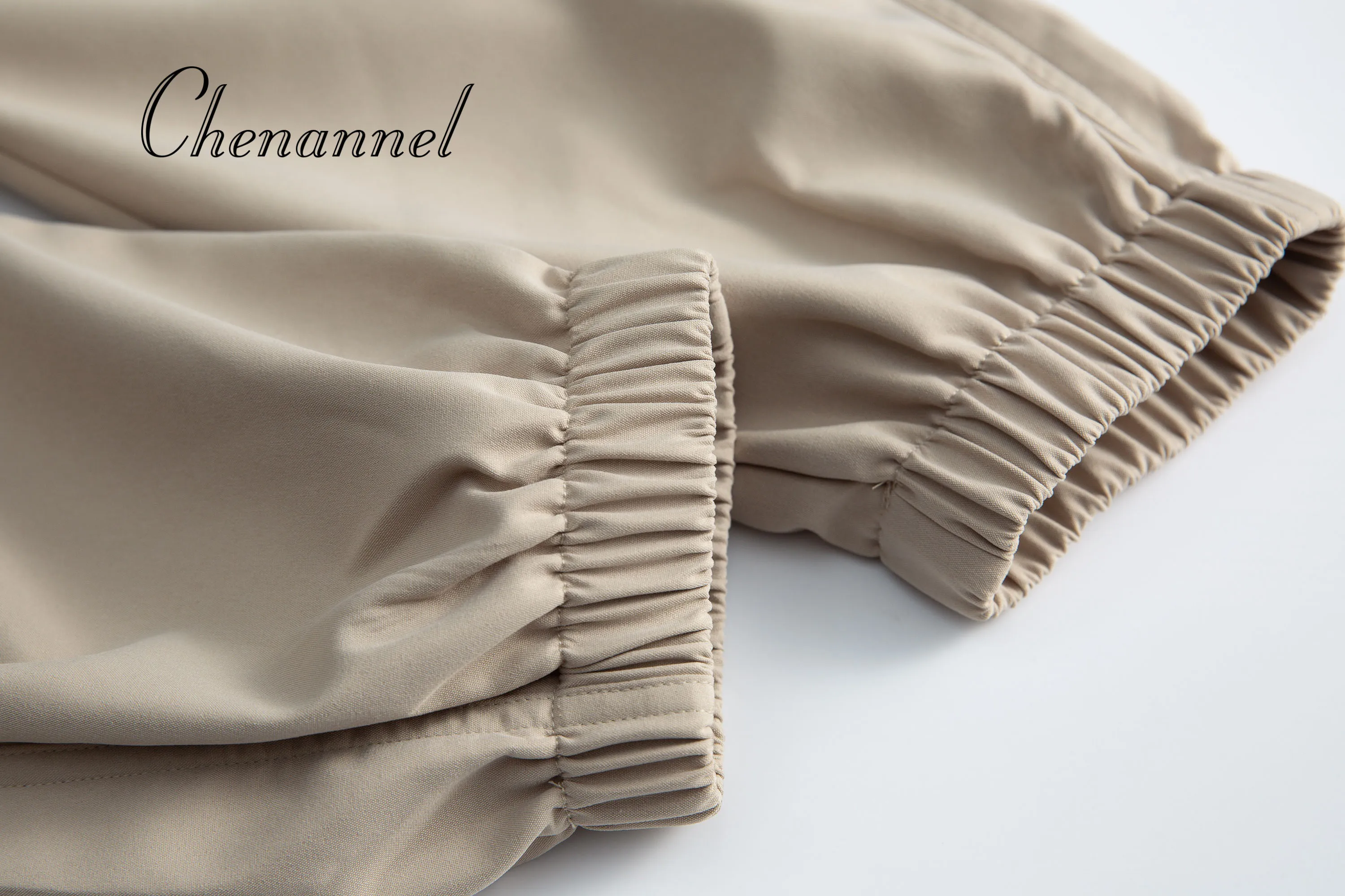 Calças de trabalho paraquedista com design sofisticado de nicho para homens e mulheres, calças finas, soltas e de secagem rápida de verão