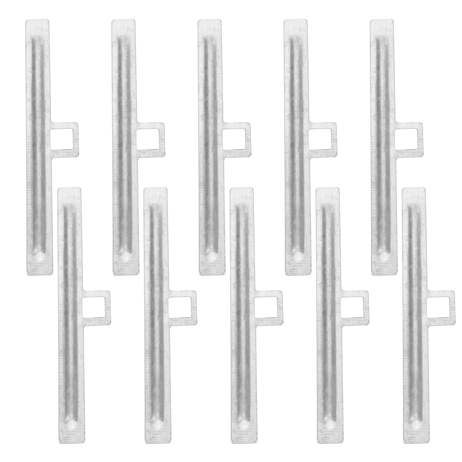 

10pcs Vertical Blind Repair Tabs Metal Hangers Replacement Slats For Home Office Hotel Window Blinds Fixer Accessories