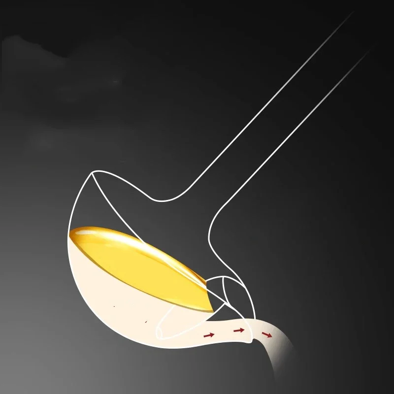 CMGF Премиум ложка для супа из нержавеющей стали, многофункциональный скиммер Hotpot, жировой фильтр, ковш, домашний сепаратор для масла и супа