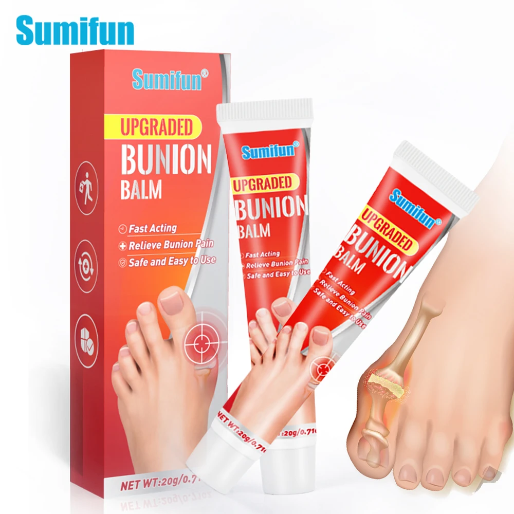 

Sumifun Крем для лечения подагры, улучшенный бальзам для лечения большого пальца ноги, ортопедический пластырь для здоровья