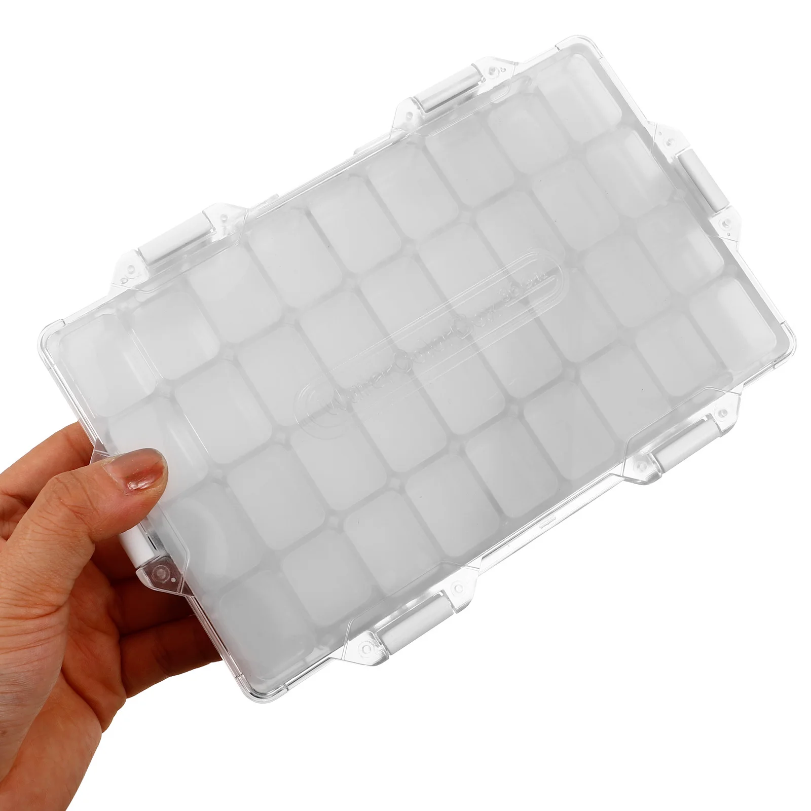 36 شبكة صندوق صبغات ألوان مائية بلاستيكي خفيف الوزن محمول صينية خلط للفنانين والطلاب علبة لوحة رسم يدوية للسفر