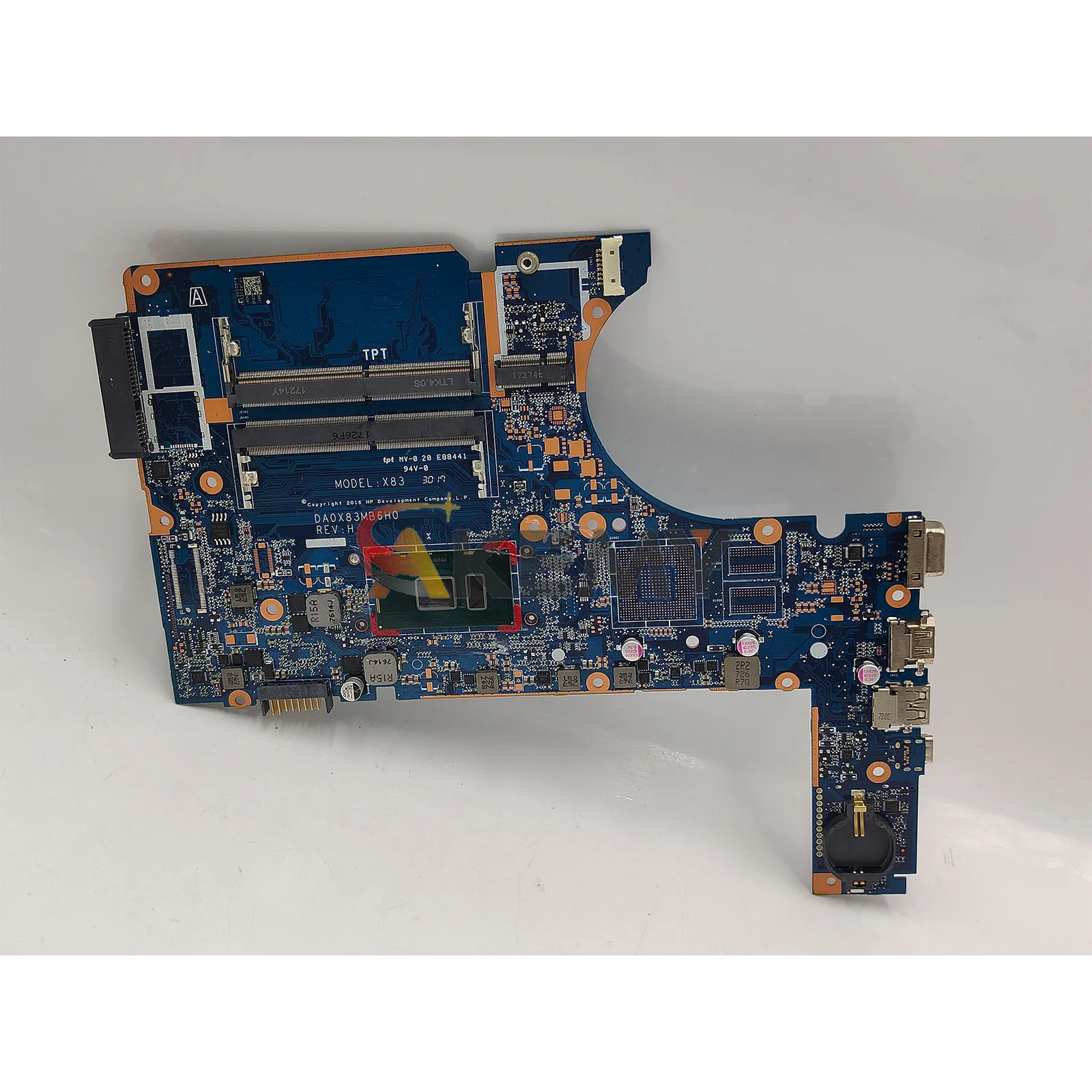 Placa-mãe para laptop DA0X83MB6H0 para HP ProBook 450 G4 com CPU i3 i5 i7 DDR4 907700-001 907700-601 100% totalmente testada