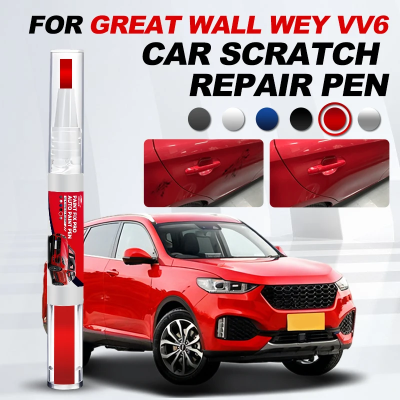 

Автомобильные инструменты и аксессуары для Great Wall Wey VV6: Карандаш для ремонта краски, средство для удаления царапин, DIY аксессуары для авто, черный, белый, красный (BL)