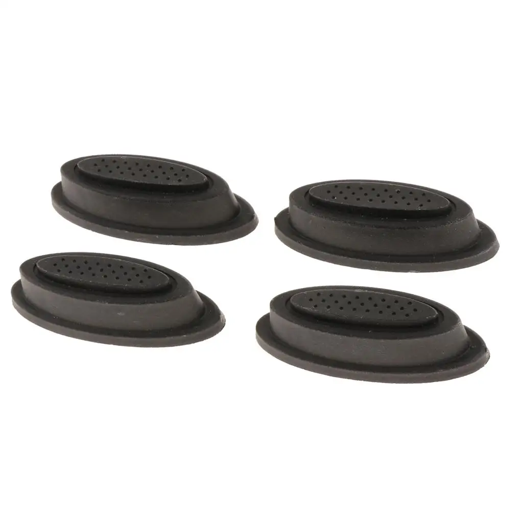 4Piece Plastic Luggage Feet Pad Stud Door Stop Spike Floor Protector(S Type)