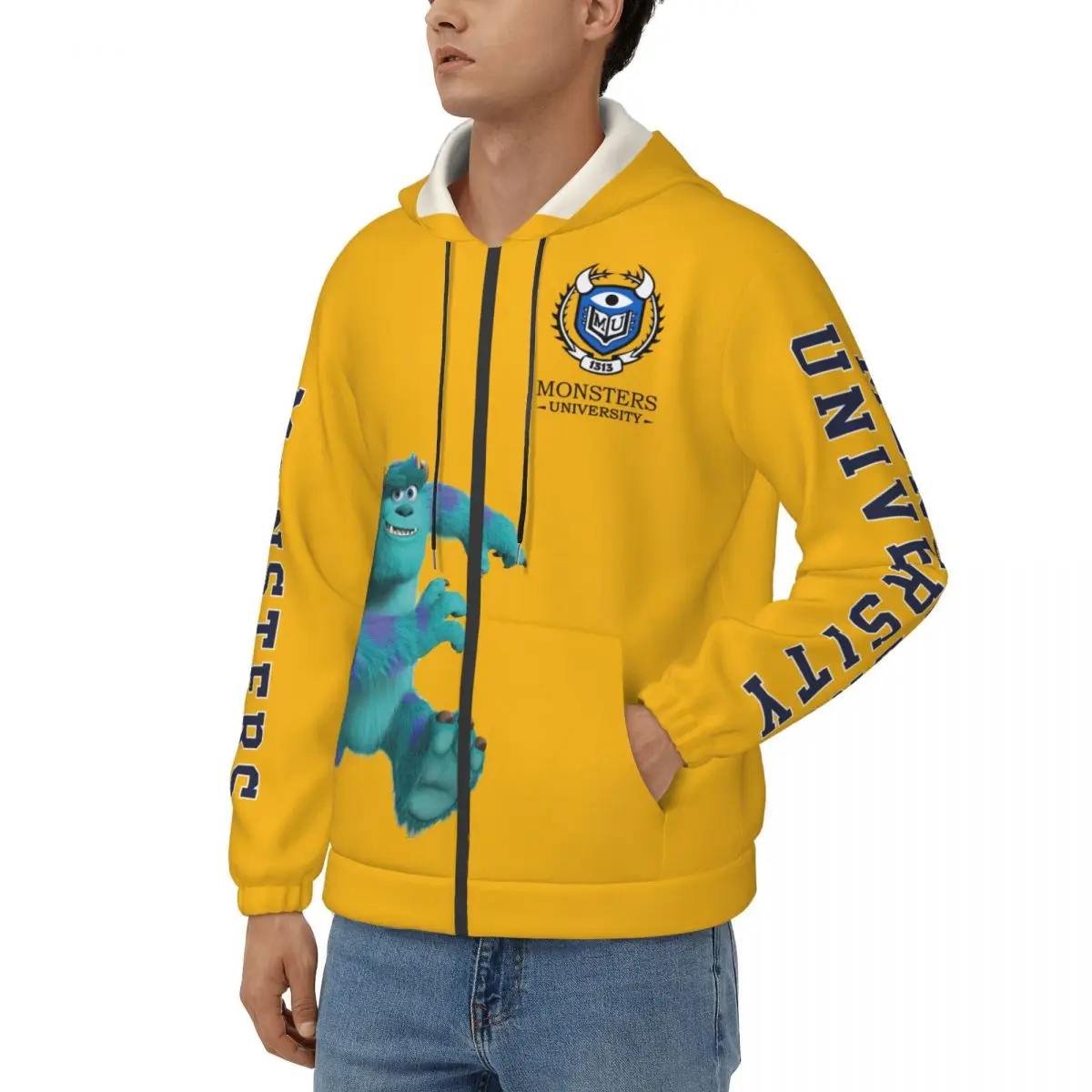 Sullivan Men's Hoodie Disney Monsters University Sullivan Tops  Humorous Hoodies Classic