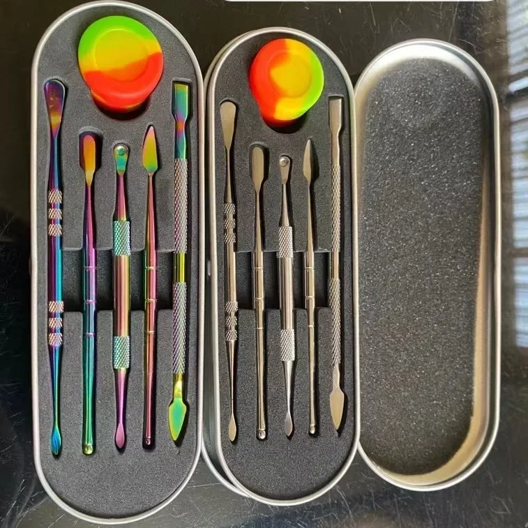 

Stainless steel cigarette paste spoon Portable delicatePipe spoon Cleaning tools Cigarette Gift Smoking Accessories