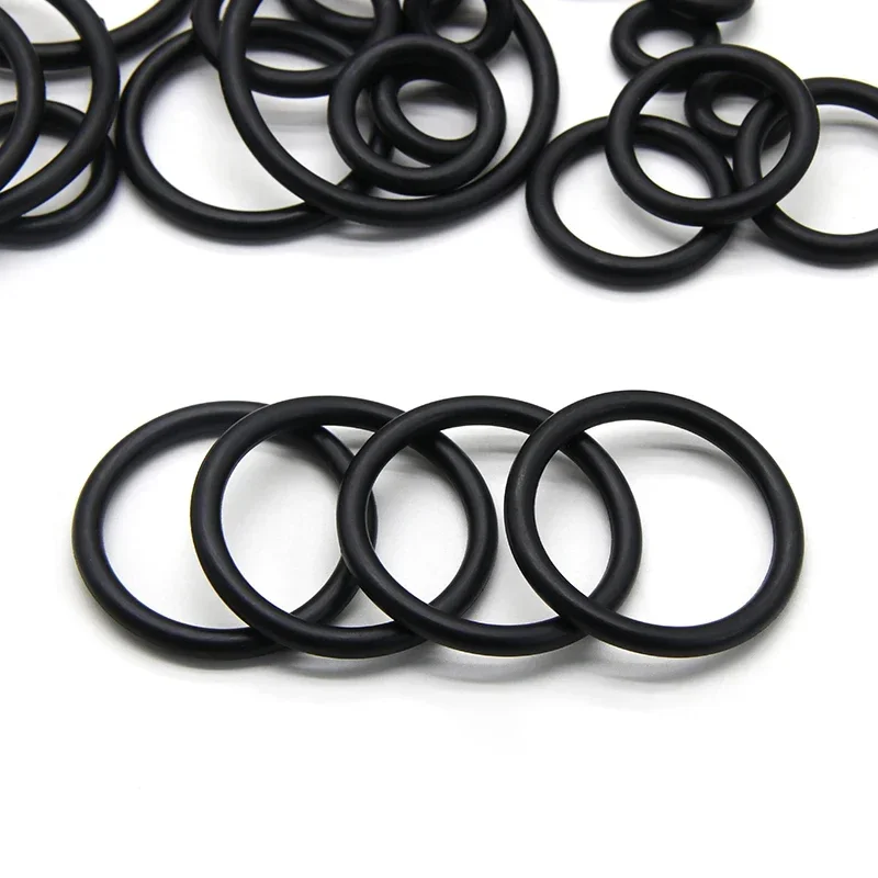 50pcs NBR O Ring Nitrile Rubber Gasket OD5mm ~ 80mm CS 1 2 3 4mm  Black Round O Type Corrosion Oil Resist Sealing Washer