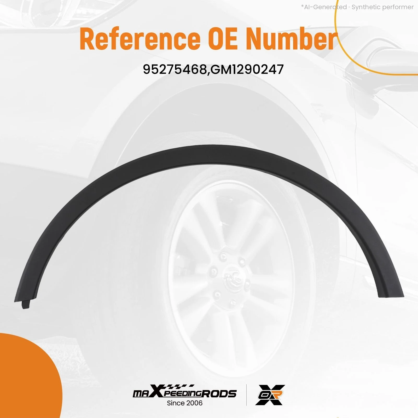 Driver Wheel Arch Molding Trim Front Left for Buick Encore 13-22 95275468