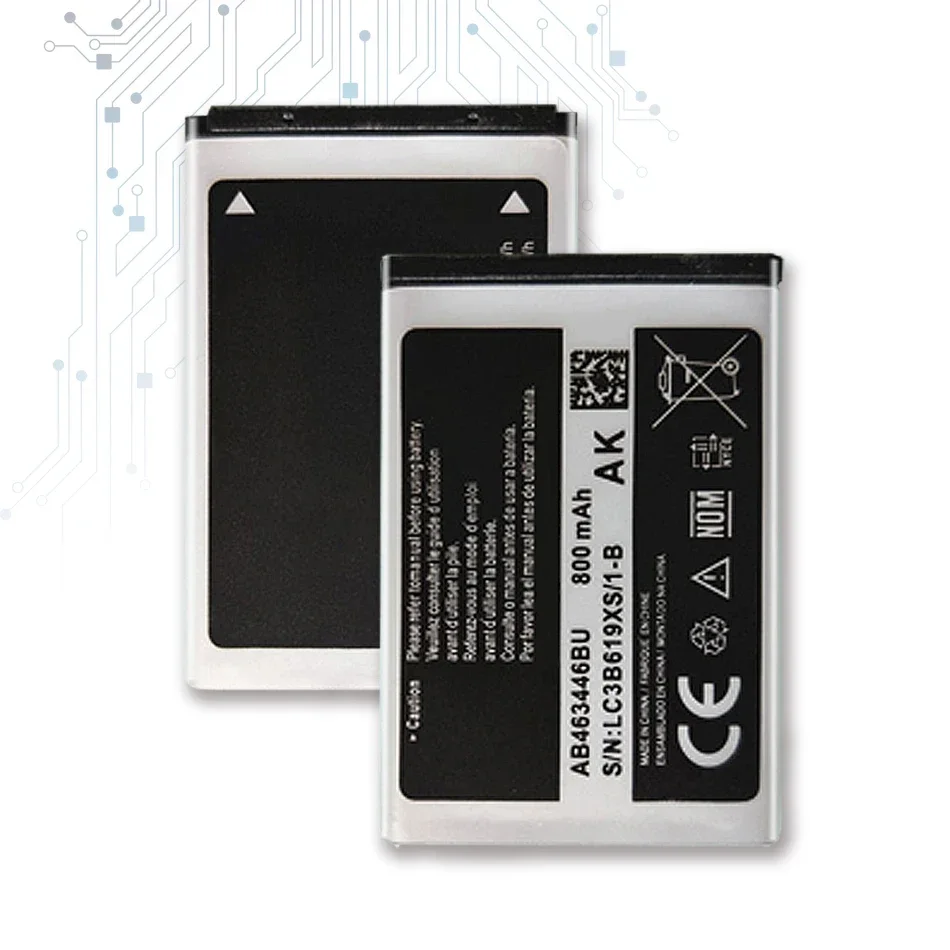 Аккумулятор для Samsung, SGH-E251, SGH-E258, SGH-E350, SGH-E428, SGH-E500, SGH-E900, SGH-E908, AB463446BU, AB043446BE