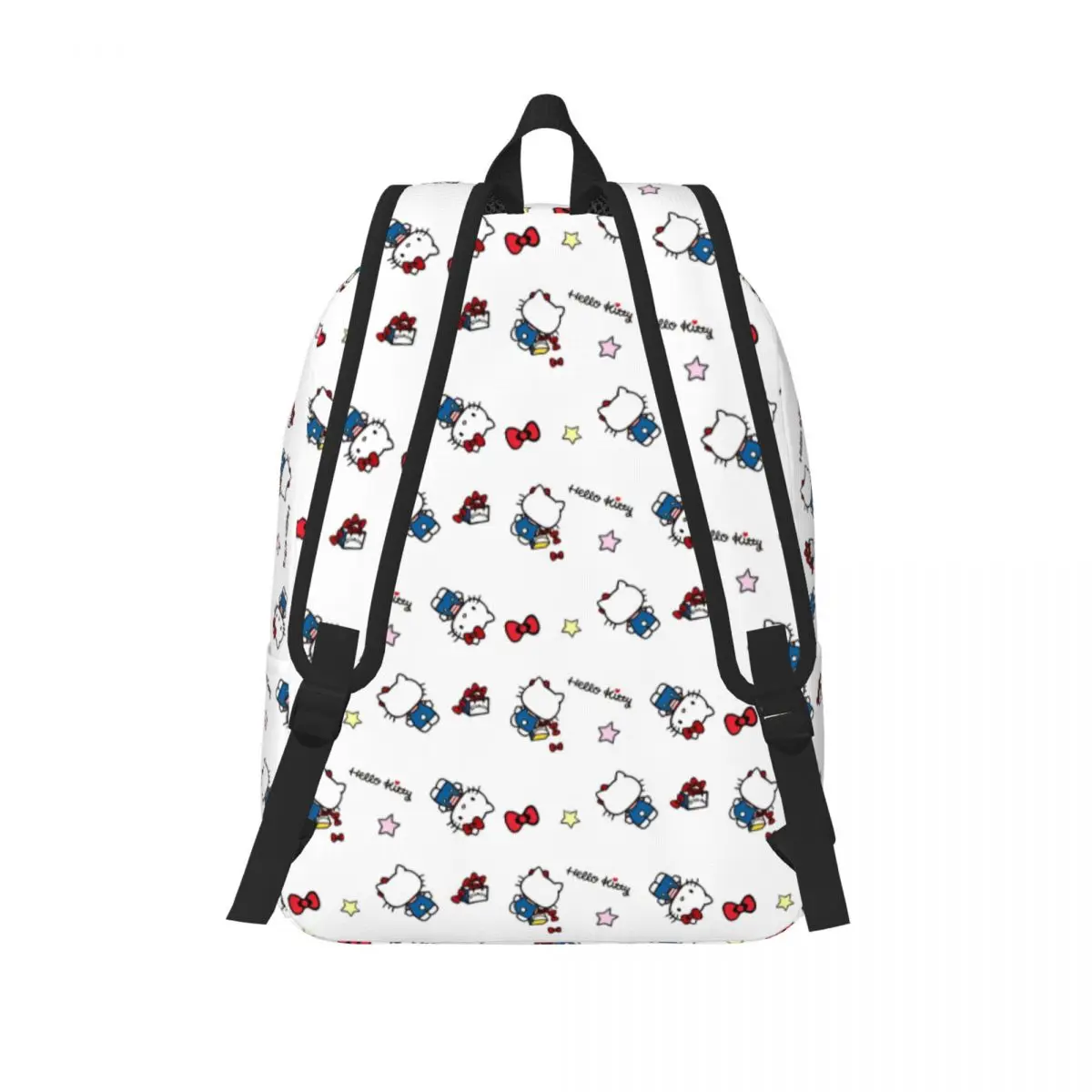 Hello Kitty Backpack for Boy Girl Kids Student School Bookbag Canvas Daypack Kindergarten Primary Bag Outdoor